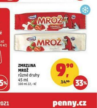 Penny Market Zmrzlina mrož nabídka