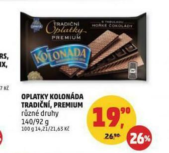 Penny Market Oplatky kolonáda tradiční, premium nabídka