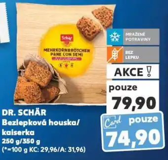 Kaufland DR. SCHÄR Bezlepková houska/ kaiserka nabídka