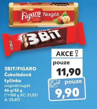 Kaufland 3BIT/FIGARO Čokoládová tyčinka nabídka