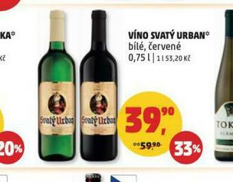 Penny Market Víno svatý urban nabídka