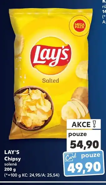 Kaufland LAY'S Chipsy nabídka