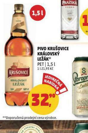Penny Market Krušovice královský ležák nabídka