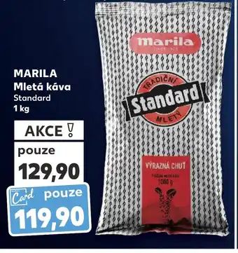 Kaufland MARILA Mletá káva nabídka