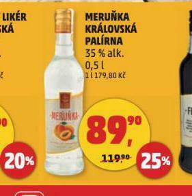 Penny Market Meruňka královská palírna nabídka