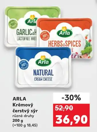 Kaufland ARLA Krémový čerstvý sýr nabídka