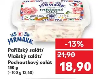 Kaufland Pařížský salát/ Vlašský salát/ Pochoutkový salát 150 g nabídka