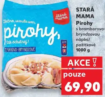 Kaufland STARÁ MAMA Pirohy nabídka