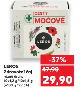 Kaufland LEROS Zdravotní čaj nabídka