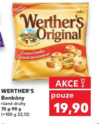 Kaufland WERTHER'S Bonbóny nabídka