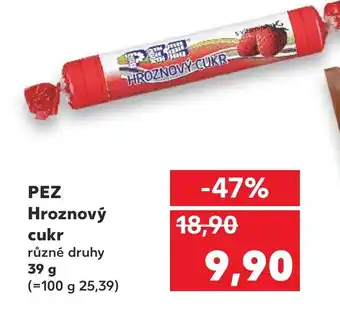 Kaufland PEZ Hroznový cukr nabídka