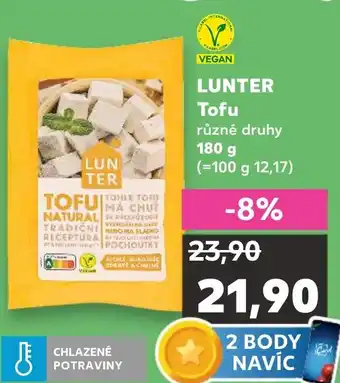 Kaufland LUNTER Tofu nabídka
