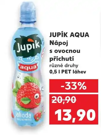 Kaufland JUPÍK AQUA Nápoj s ovocnou příchutí nabídka