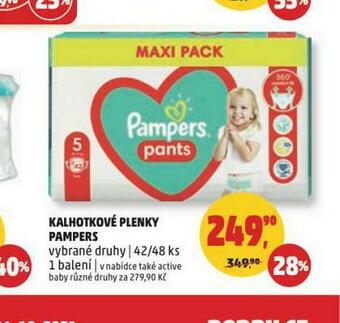 Penny Market Pampers dětské pleny nabídka