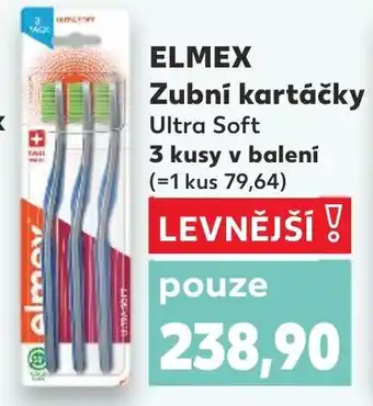 Kaufland ELMEX Zubní kartáčky nabídka