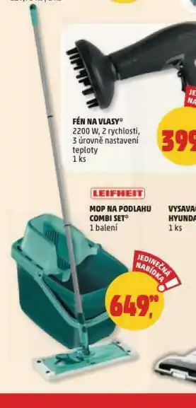 Penny Market Mop na podlahu combi set nabídka