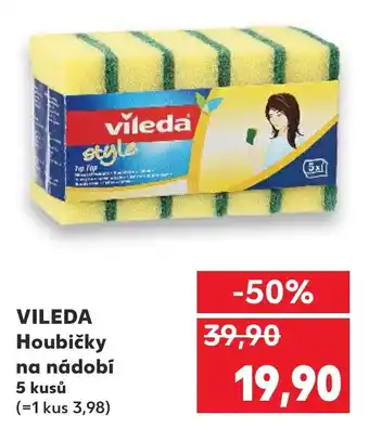 Kaufland VILEDA Houbičky na nádobí nabídka