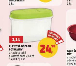 Penny Market Plastová dóza na potraviny nabídka