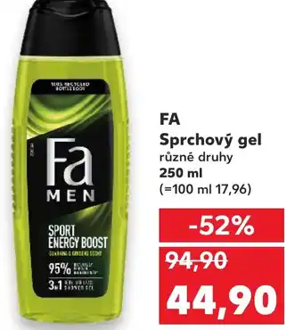 Kaufland FA Sprchový gel nabídka