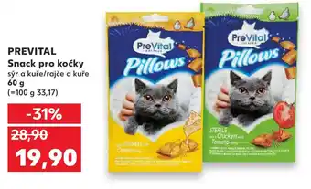 Kaufland PREVITAL Snack pro kočky nabídka