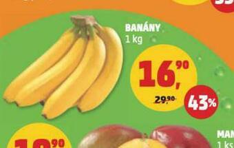 Penny Market Banány nabídka