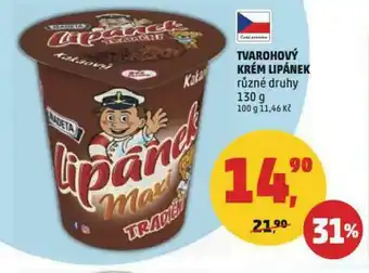 Penny Market Lipánek tvarohový krém nabídka
