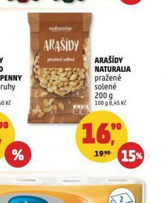 Penny Market Arašídy naturalia nabídka