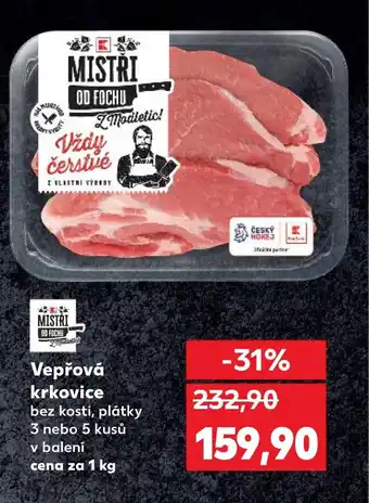 Kaufland Vepřová krkovice nabídka