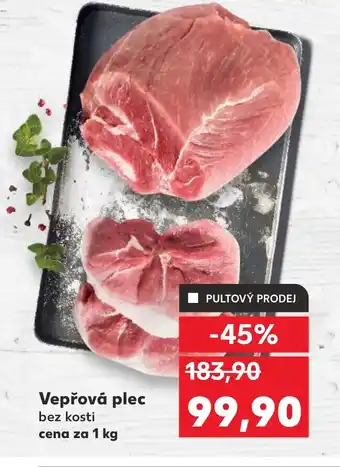 Kaufland Vepřová plec nabídka