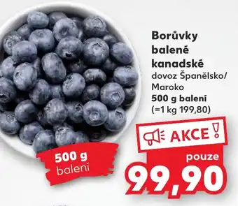 Kaufland Borůvky balené kanadské nabídka