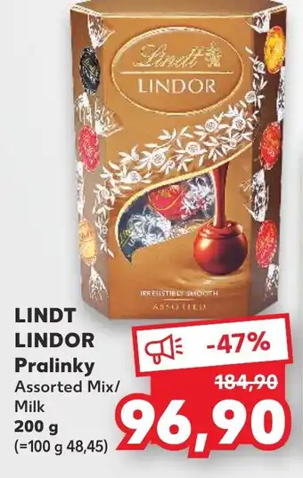 Kaufland LINDT LINDOR Pralinky nabídka