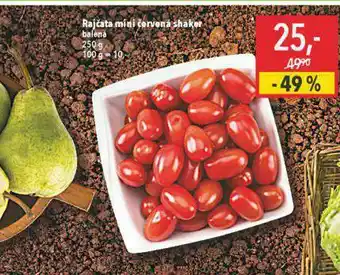 Rakčata mini červená shaker