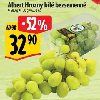 Albert Albert Hrozny bílé bezsemenné nabídka