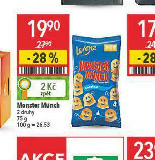 Globus Monster munch nabídka
