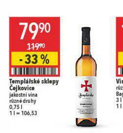 Globus Templářské sklepy čejkovice nabídka