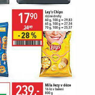 Globus Lay´s chips nabídka