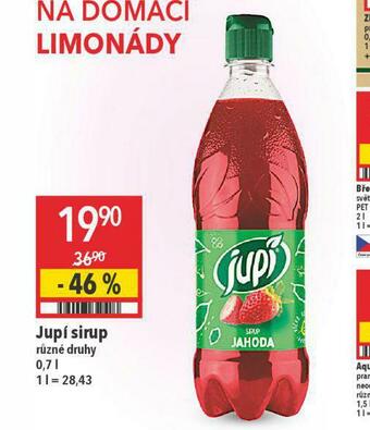 Globus Jupí sirup nabídka