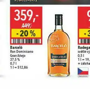 Ron barceló dominicano gran anejo