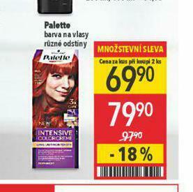 Globus Palette barva na vlasy nabídka