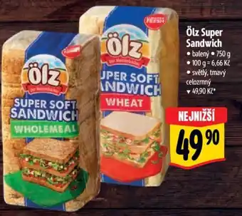 Albert Ölz Super Sandwich nabídka