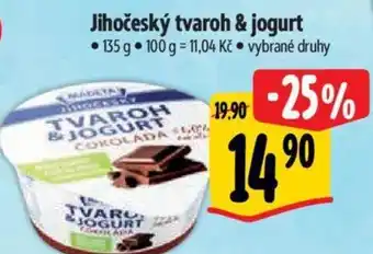 Albert Jihočeský tvaroh & jogurt nabídka