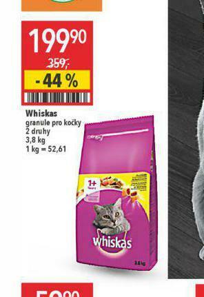 Globus Whiskas granule pro kočky nabídka