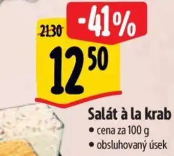 Albert Salát à la krab nabídka