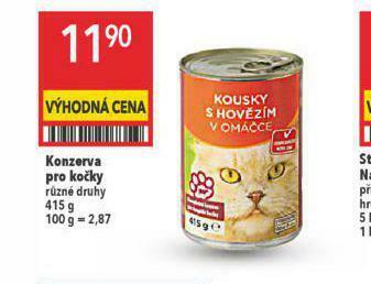 Globus Konzerva pro kočky nabídka