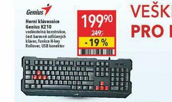 Globus Herní klávesnice genius nabídka