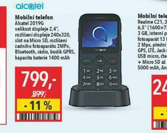 Globus Mobilní telefon alcatel nabídka