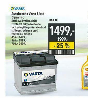 Globus Autobaterie varta 45 ah nabídka