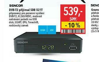 Globus Dvbt2 přijímač sencor nabídka