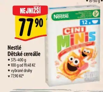 Albert Nestlé Dětské cereálie nabídka