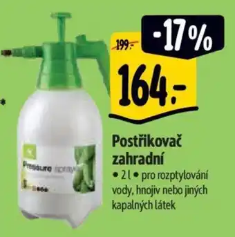 Postřikovač zahradní